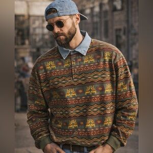 Bridgewater Men’s Multicolor Patterned Men's Shirt